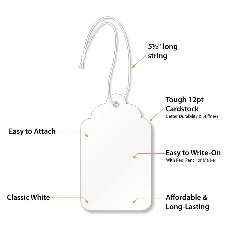 SmartSign White Price Tags - Image 4